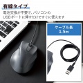 静音 有線マウス ”EX-G”5ボタン Mサイズ 写真6