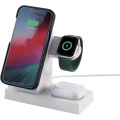 ワイヤレス充電器 7.5W+5W マグネット式 スタンド アップルウォッチ充電器はめ込み可 同時充電可 おくだけ充電 ホワイト 写真6