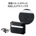 AirPods Pro 第2世代 ( 2022 ) ケース ハイブリッド 衝撃吸収 フタ開閉ロック機能 落下防止 カラビナ付 ワイヤレス充電 MagSafe充電対応 ZEROSHOCK ブラック 写真6