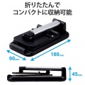 タブレット スマホスタンド 卓上 2台設置可 折り畳み式 角度高さ調整可 【 4.6?12.9インチ iPhone iPad Galaxy Android Nintendo Switch 各種対応 】 ブラック 写真6