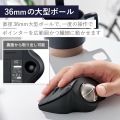 2.4GHz無線トラックボール ”IST”5ボタン 人工ルビーモデル 写真6