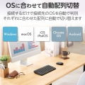 Bluetooth薄型ミニキーボード “Slint” 写真6