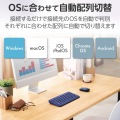Bluetooth薄型ミニキーボード “Slint” 写真6