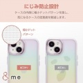 iPhone 15 ハイブリッドケース オーロラ &me 写真6