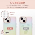 iPhone 15 ハイブリッドケース オーロラ &me 写真6
