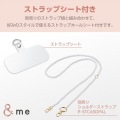 iPhone 15 ハイブリッドケース ハンドバンド &me パールタイプ 写真6