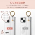 iPhone 15 ハイブリッドケース ハンドバンド &me 写真6