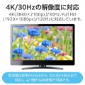 HIGH SPEED HDMIケーブル(L字コネクター/右向き) 写真6