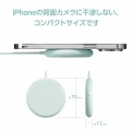 ケーブル一体型 Qi規格対応ワイヤレス充電器(5W・卓上・1m) 写真6