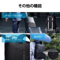ビジネスバックパック 軽量タイプ ブラック 写真6