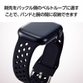 Apple Watch用 シリコンバンド アクティブ(49/45/44/42mm) 写真6