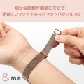 Apple Watch用 ミラネーゼバンド スリムタイプ(41/40/38mm) &me 写真6