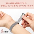 Apple Watch用 ミラネーゼバンド スリムタイプ(41/40/38mm) &me 写真6
