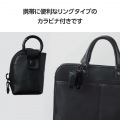 TWS用汎用コンパクトポーチ Sサイズ カラビナ ソフトレザータイプ 写真6