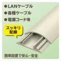 床用モール/長さ1m/幅45mm/ベージュ 写真6