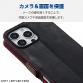 iPhone 16 Pro Max ソフトレザーケース 磁石付 耐衝撃 ステッチ 写真6