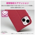 らくらくスマートフォン a / Lite ソフトレザーケース 薄型 磁石付 フラワー 写真6