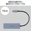 USB Type-C 4ポートUSB5Gbpsハブ 写真6