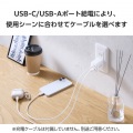 USB Power Delivery 45W AC充電器(C×1+A×1) 写真6
