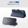 Galaxy A36 5G ソフトレザーケース 薄型 磁石付 フラワーズ 写真6