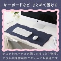 ウェーブ×バイカラーデスクマット“UKIU” 写真6
