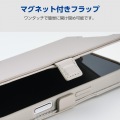 AQUOS wish5 ソフトレザーケース 磁石付 耐衝撃 ハンドストラップ付 写真6