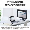 ワイヤレスHDMI送受信機/FullHD/60Hz/ブラック 写真6