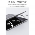 11インチiPad Air(M3/M2) フラップケース 薄型軽量 ファブリック 背面クリア 写真6