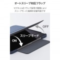 11インチiPad Air(M3/M2) フラップケース 薄型軽量 カラーエッジ 背面クリア 写真6