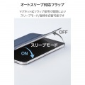 iPad mini(A17 Pro) フラップケース 薄型軽量 背面クリア 2アングル 写真6
