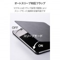 13インチiPad Air(M3/M2) フラップケース 高さ調整 合成皮革 スリープ対応 写真6