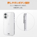 ハイブリッドケース D3O オールクリア メタルステッカー付 写真6