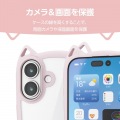 ハイブリッドケース フレームカラー Cat メタルステッカー付 写真6