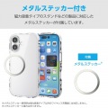 TOUGH SLIM LITE ケース オールクリア メタルステッカー付 写真6