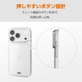 ハイブリッドケース D3O オールクリア メタルステッカー付 写真6