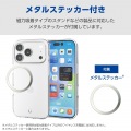 ソフトケース クリスタルクリア メタルステッカー付 写真6