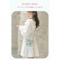 instax mini 12用(チェキ) カメラケース/クリア/グリーン 写真6