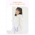 instax mini 12用(チェキ) カメラケース/クリア/パープル 写真6