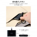 USB Type-C接続ケーブル付きメモリーカードリーダー(USB PD対応) 写真6