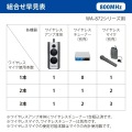 ユニペックス 800MHz帯ダイバーシティ防滴型ワイヤレスアンプ WA-872 写真6