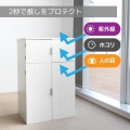 秘密の推し棚 推し活 推し 収納 棚 オタ活 隠せる収納 グッズ【大型商品につき代引不可・時間指定不可・返品不可】LBR-550-WW  写真6