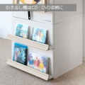 ちわが飾れる推し棚カラボ 推し活 収納 推し 収納 本棚 オタ活 カラーボックス 棚 ジャンボうちわ CD DVD Blu-ray グッズ ビビラボ LBR-430-WW ディスプレイ 写真6