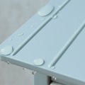 壁掛けポスト ダイヤルロック付き スリット窓付き 横長 コンパクト 木目 上品 カジュアル 錆びにくい【Lia(リア)】 (ブルーグレー/ホワイト木目) 写真6