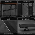 バウヒュッテ パソコンデスク BHD-1000M ブラック | 家具 デスク PCデスク 昇降式 簡単操作 レバー操作 腰痛 肩こり インテリア オフィスデスク テレワーク 写真6
