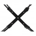 DOD X型フレームで安定性向上 スワルスエックス ( ブラック ) コンパクトチェア C1-591-BK | コンパクト チェア アウトドア キャンプ 写真6