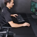 Bauhutte バウヒュッテ ゲーミングデスクHD BHD-1200HDM-BK | 昇降式 耐荷重100kg パソコンデスク PCデスク 写真6
