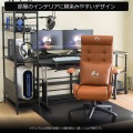 ゲーミングソファチェア2 ブラック PUレザータイプ 写真6