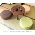 リビングクッション CN-40RB ホワイト 宮武製作所 | 座椅子 低反発 クッション リビング 写真6