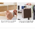 ハンギングラック ラタン 幅15 高さ40 HR-150 ダークブラウン 宮武製作所 | 収納 ダイニング リビング  写真6
