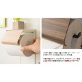 トイレットペーパーホルダー ペーパーホルダー ブラウン  おしゃれ スタンド 1連 | トイレ ロールホルダー ラック 収納 カバー 木目 写真6